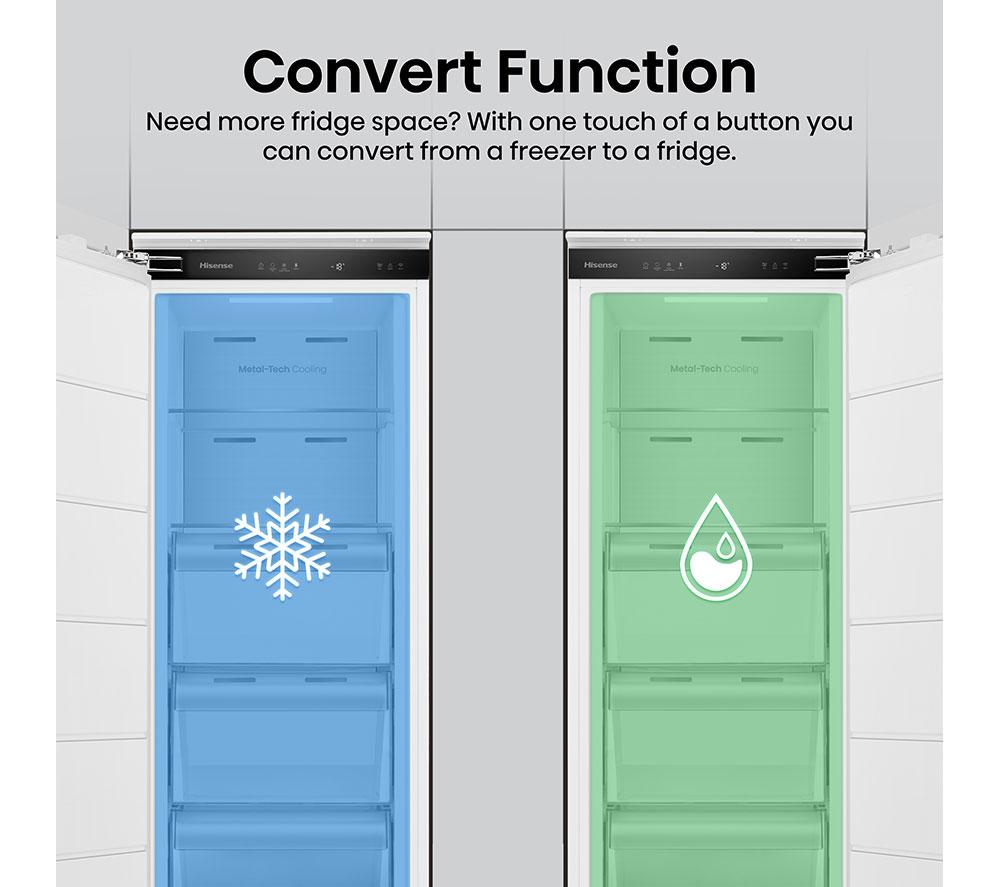 HISENSE FT3B213SAWE Integrated Tall Freezer - Fixed Hinge image number 10 of 13