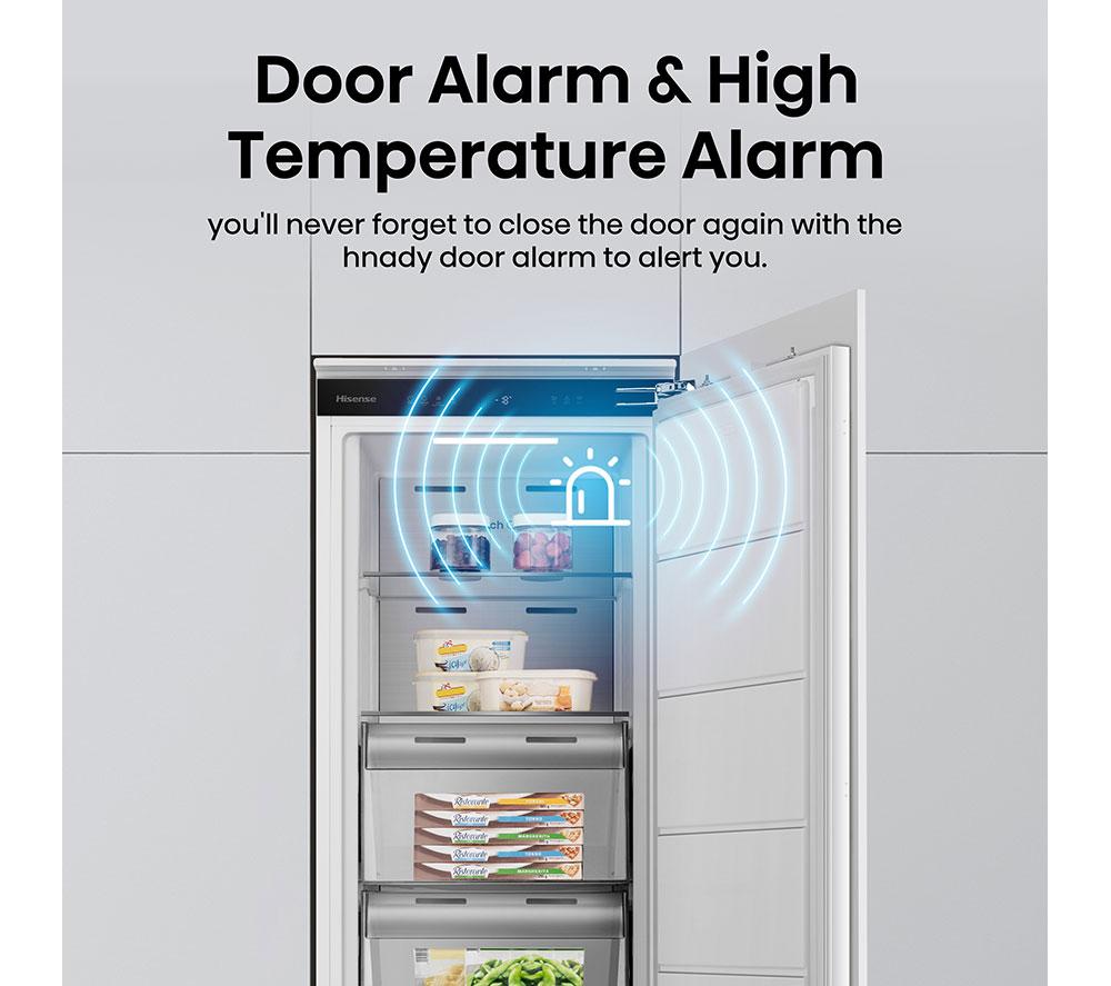 HISENSE FT3B213SAWE Integrated Tall Freezer - Fixed Hinge image number 11 of 13
