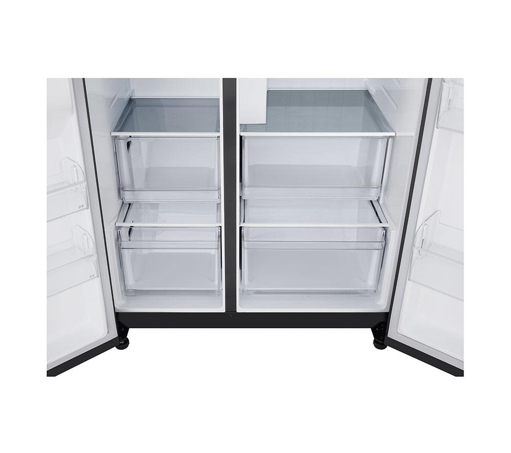 LG NatureFRESH GSJC40EPPE American-Style Fridge Freezer - Matte Black image number 11 of 15