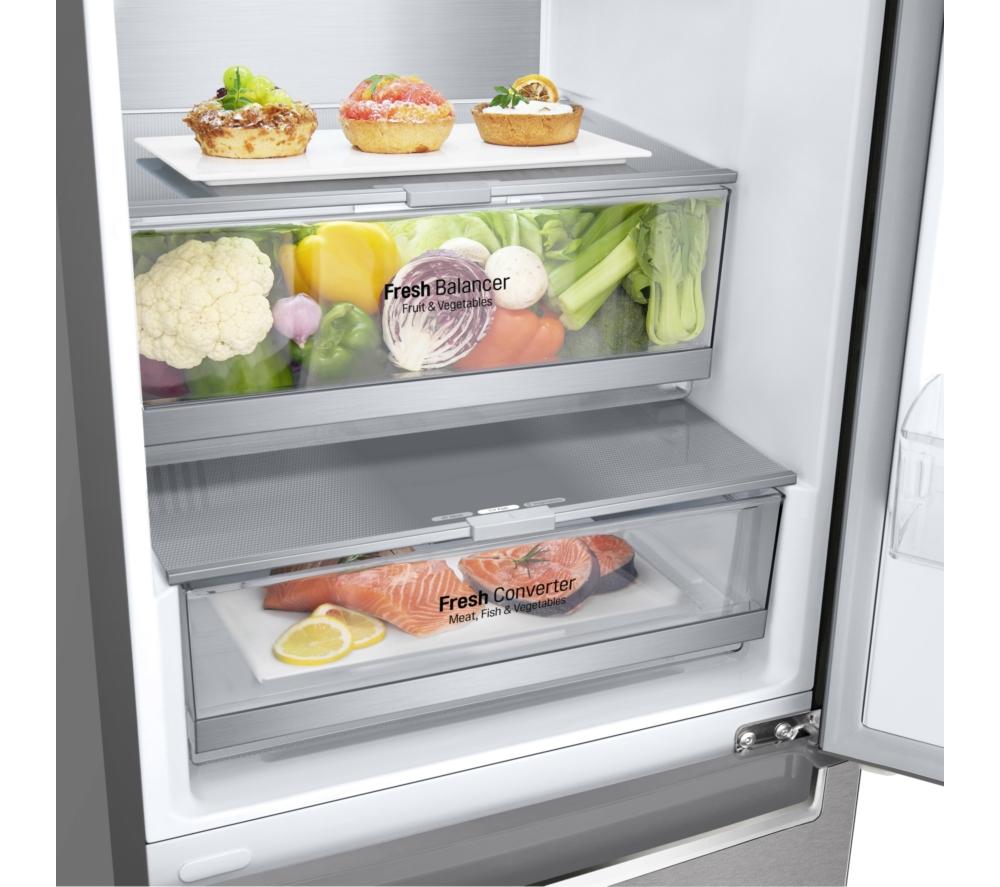 LG NatureFRESH GBB92MBB3P 70/30 Fridge Freezer - Metal Sorbet image number 9 of 15