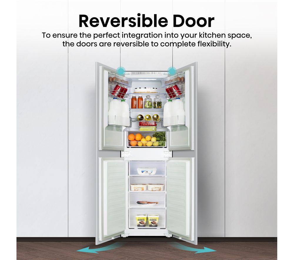 HISENSE RIB291F4AWE Integrated 50/50 Fridge Freezer - Sliding Hinge image number 4 of 13