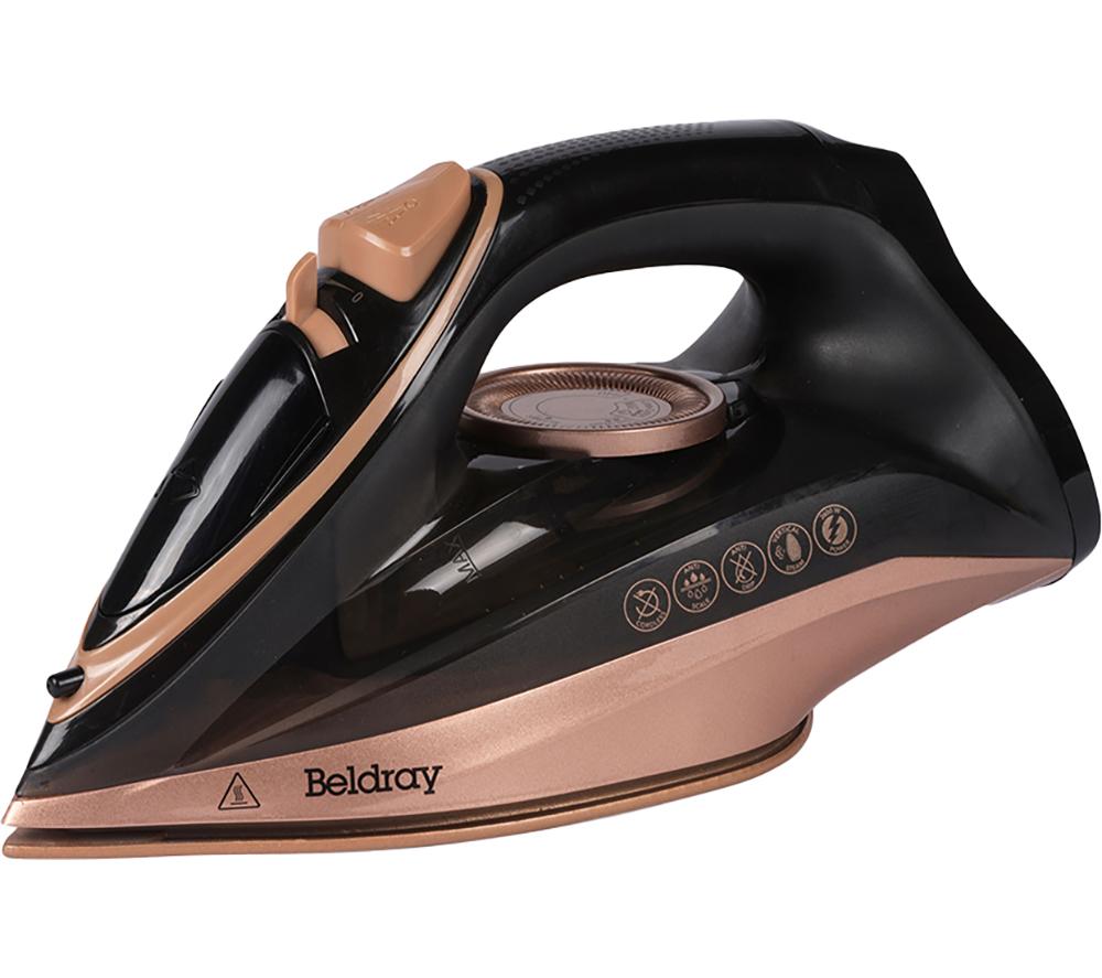 Beldray 2-In-1 Cordless Steam Iron - Rose Gold, Gold