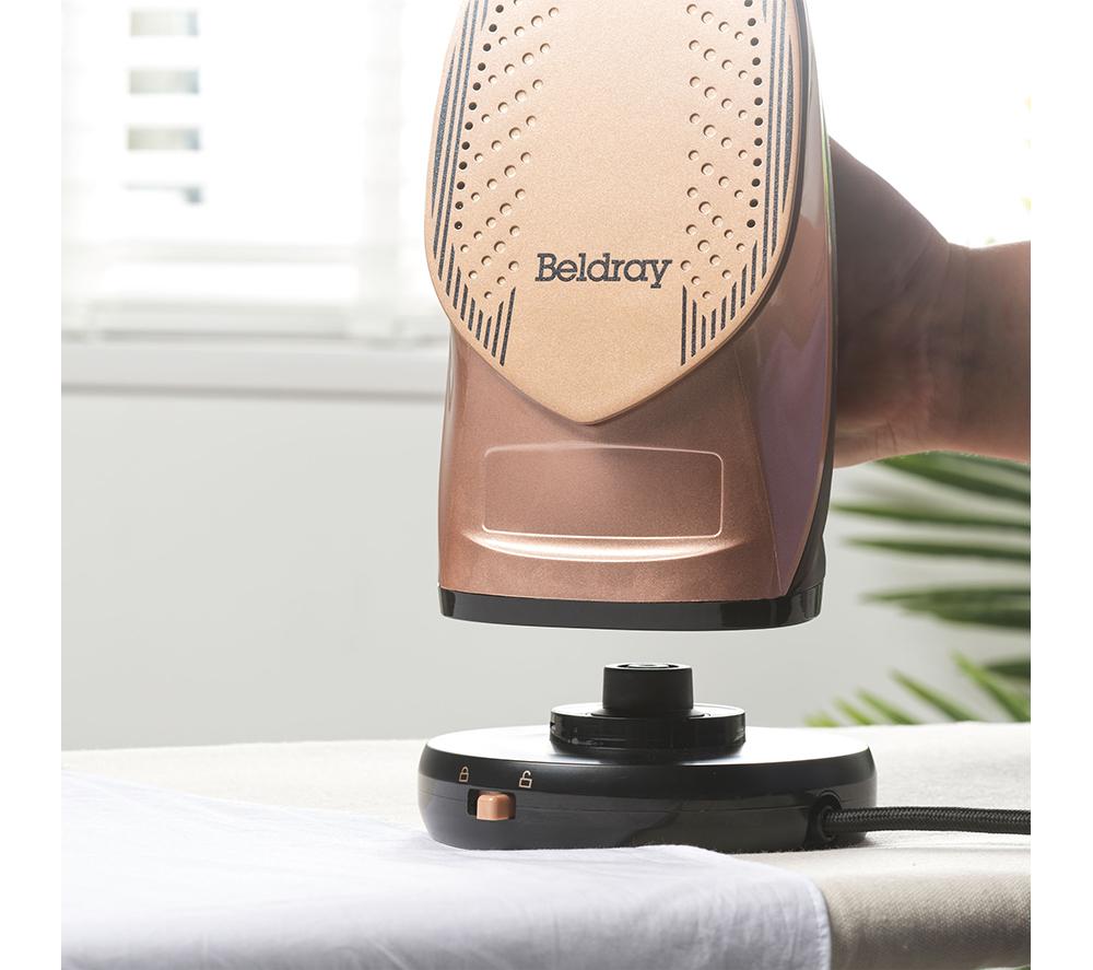BELDRAY 2-in-1 Cordless Steam Iron - Rose Gold image number 6 of 7