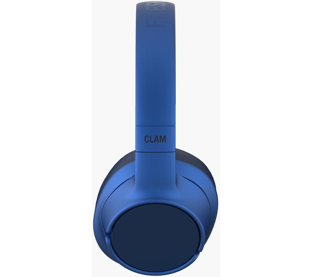FRESH N REBEL Clam Fuse Wireless Bluetooth Noise-Cancelling Headphones - True Blue image number 3 of 7