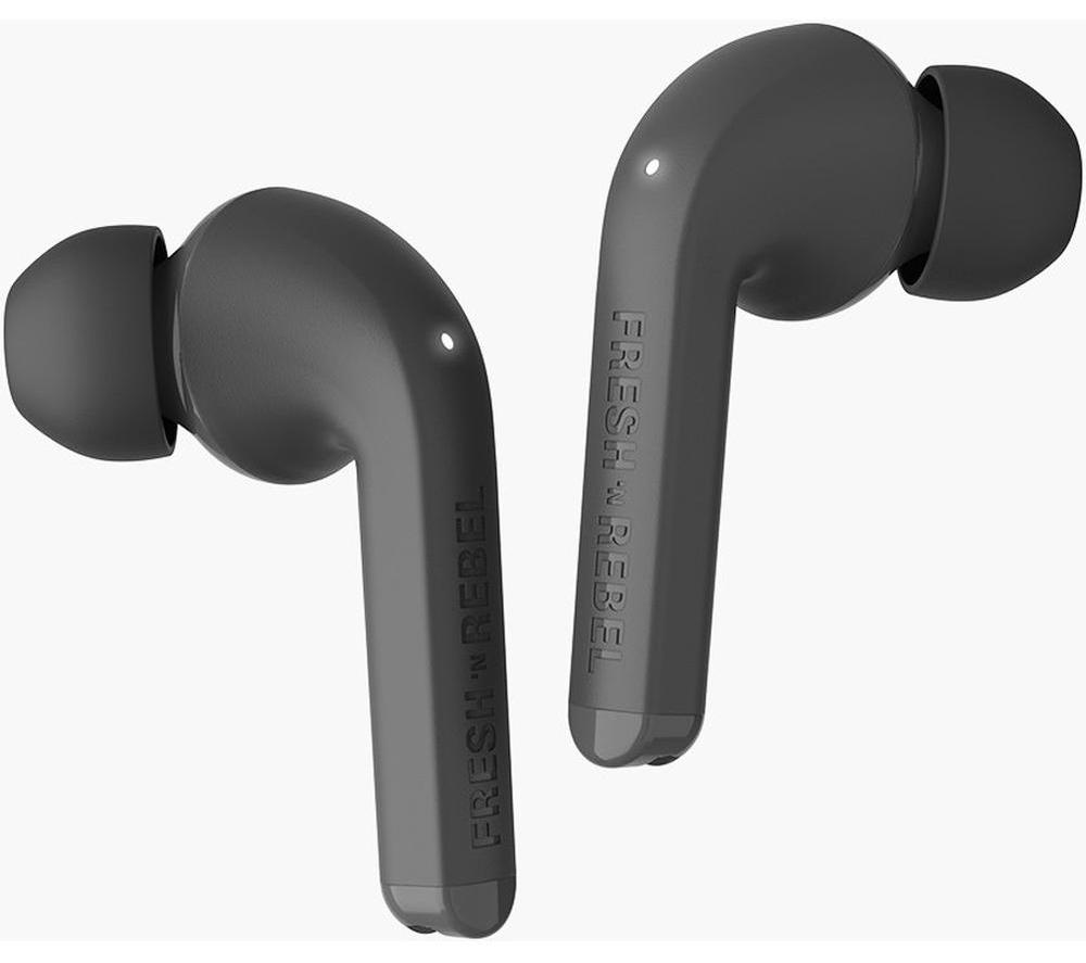 FRESH N REBEL Twins Fuse 3TW1300SG Wireless Bluetooth Earbuds - Storm Grey image number 4 of 7