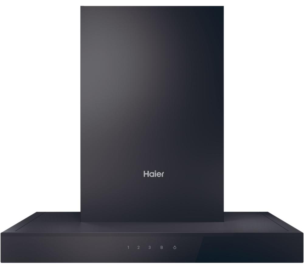 HAIER I-Clean Series 4 HATS6CBS4B Chimney Cooker Hood - Black image number 2 of 11