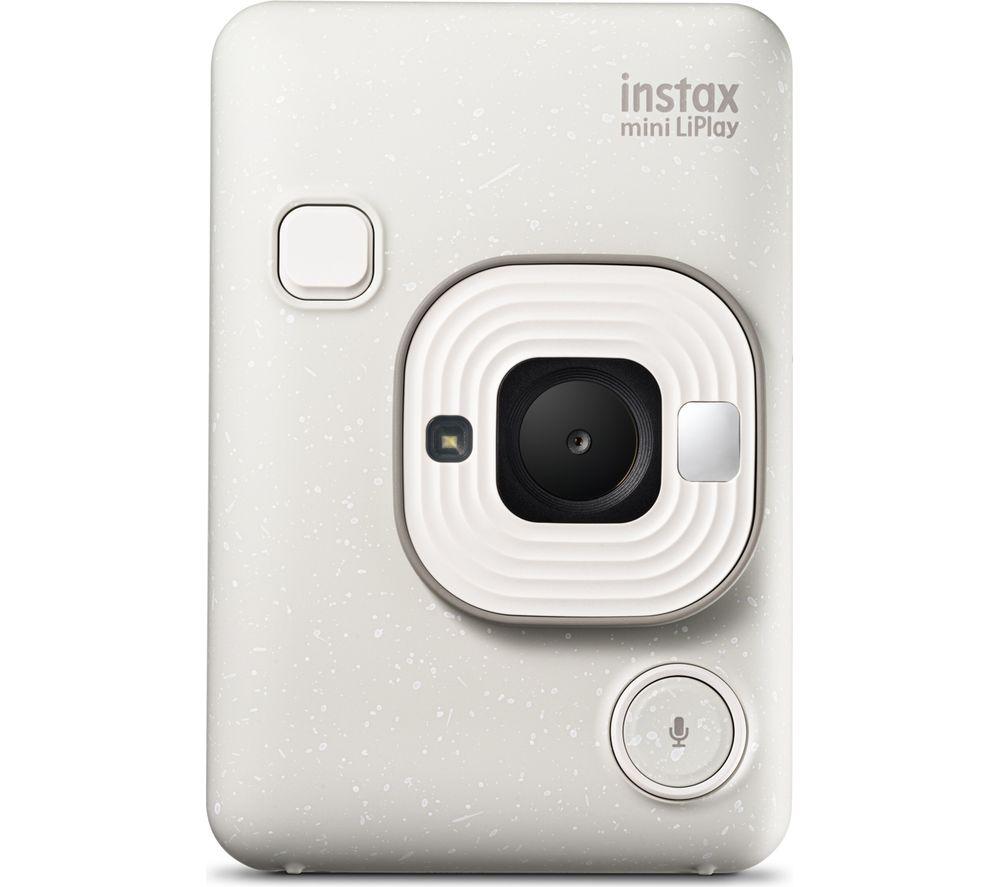 INSTAX Mini LILPLAY Hybrid Instant Camera & Printer - Misty White, White