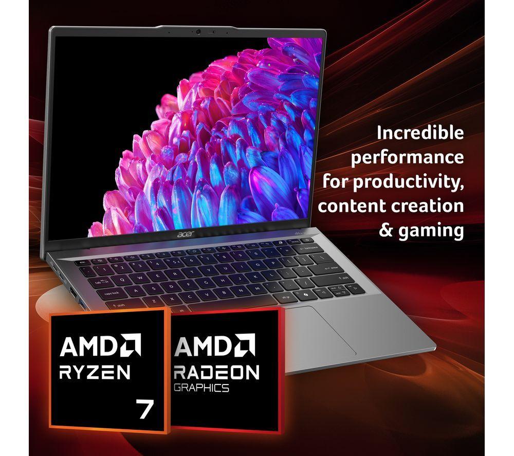 ACER Swift Go 14 OLED 14" Laptop - AMD Ryzen 7, 1 TB SSD, Grey