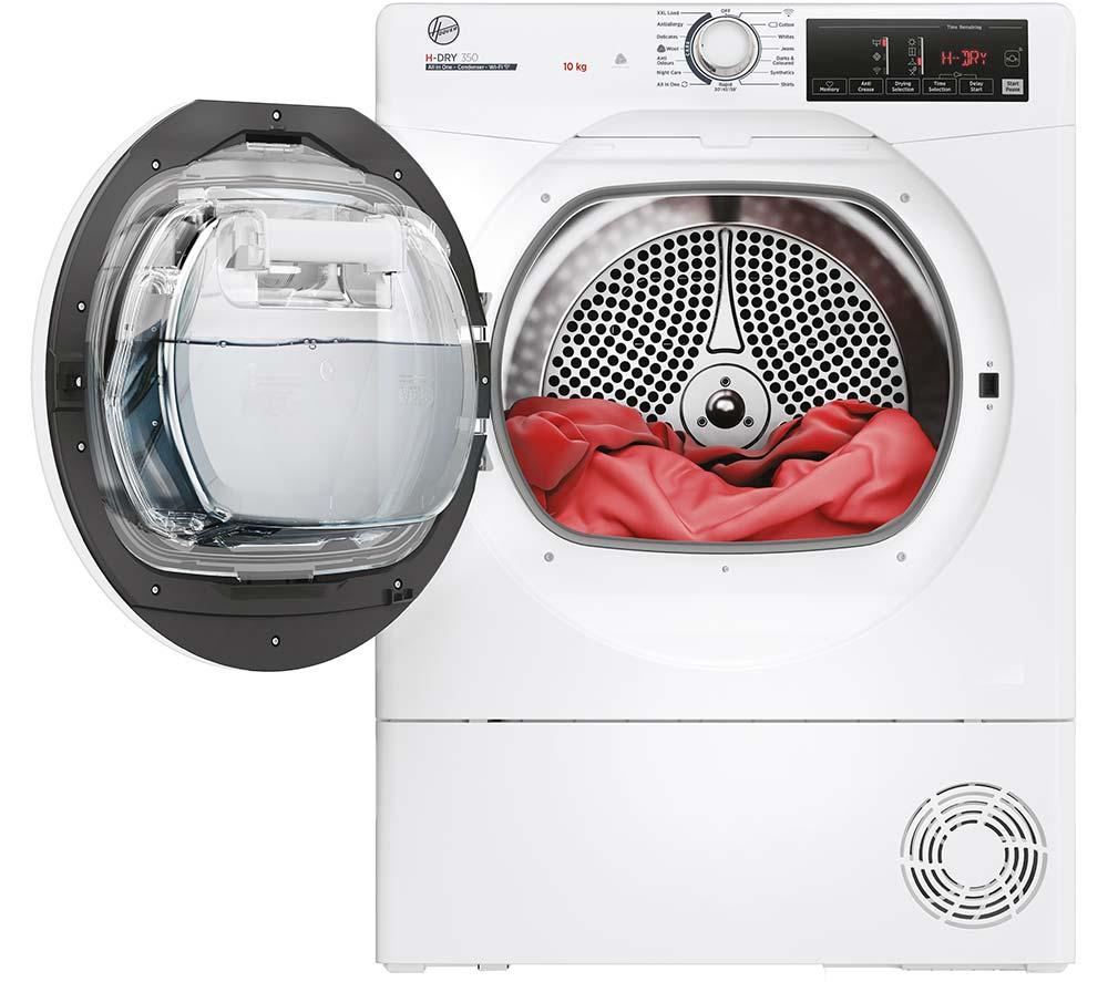 HOOVER H-Dry 350 HRE C10TE-80 WiFi-enabled 10 kg Condenser Tumble Dryer - White image number 5 of 12