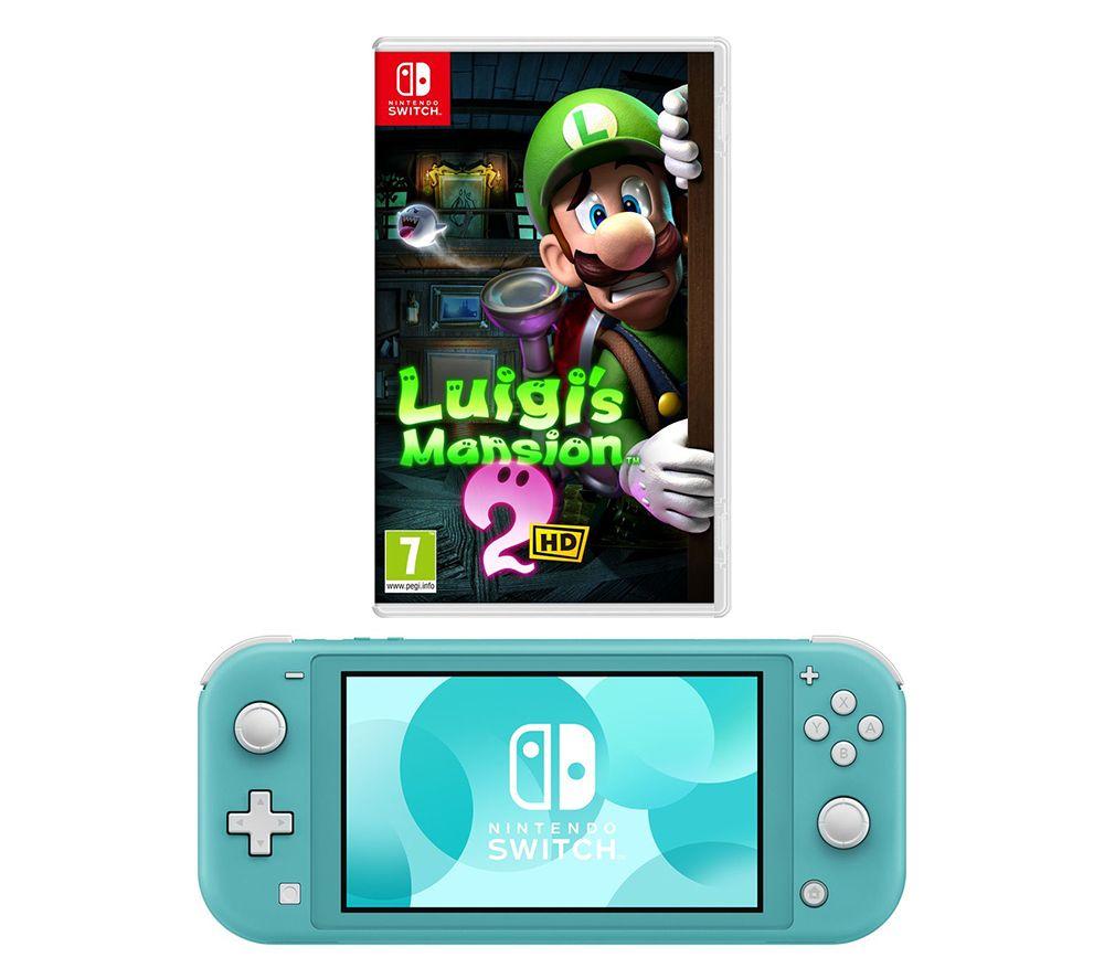 Nintendo Switch Lite in Turquoise Bundle newest