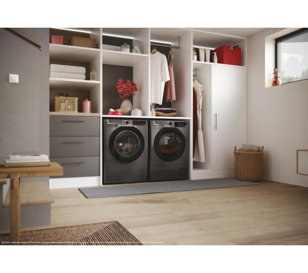 HOOVER H-Dry 350 HRE C10TBER-8 WiFi-enabled 10 kg Condenser Tumble Dryer - Graphite image number 3 of 8
