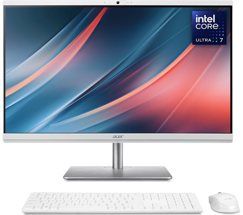 ACER Aspire C27-195ES 27inch All-in-One PC - Intel®Core  Ultra 7, 1 TB SSD, White