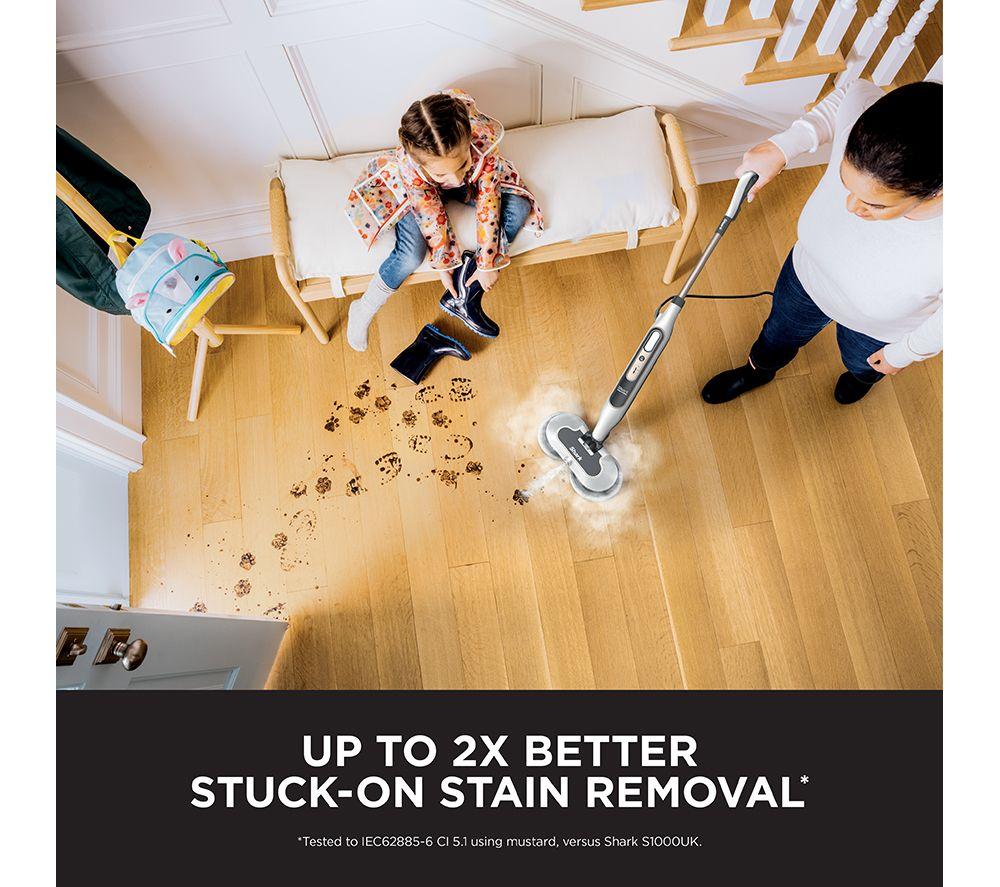 SHARK Steam & Scrub S8201UK Steam Mop - White image number 2 of 10
