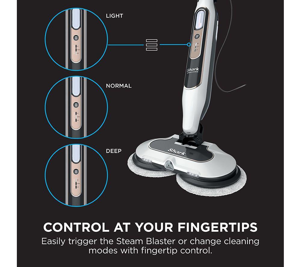 SHARK Steam & Scrub S8201UK Steam Mop - White image number 6 of 10