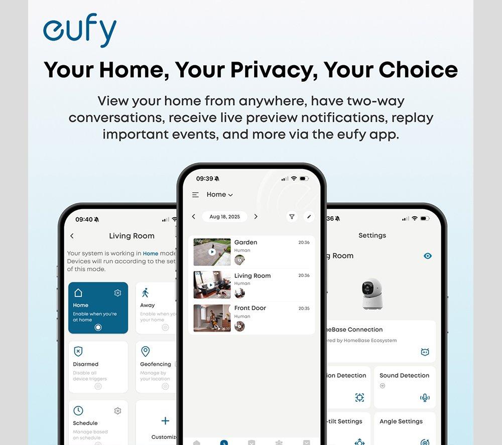 EUFY E340 2K Dual Camera Smart Video Doorbell with Chime image number 6 of 8