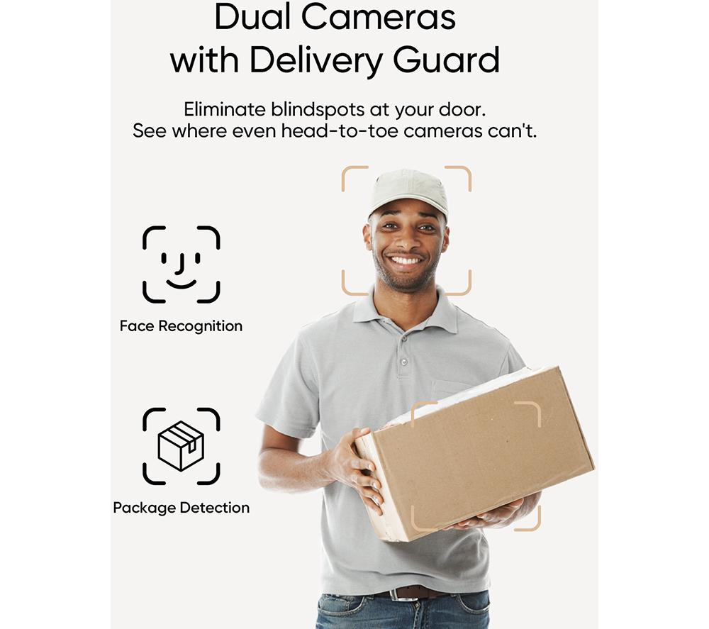 EUFY E340 2K Dual Camera Smart Video Doorbell with Chime image number 7 of 8