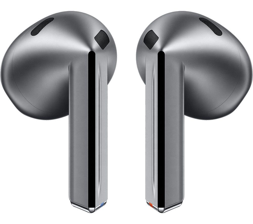 SAMSUNG Galaxy Buds3 Wireless Bluetooth Noise-Cancelling Earbuds - Silver