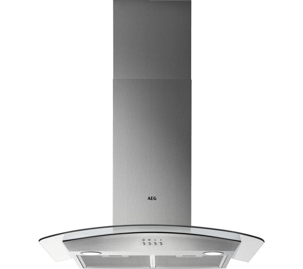 AEG DTX3840M Chimney Cooker Hood - Stainless Steel
