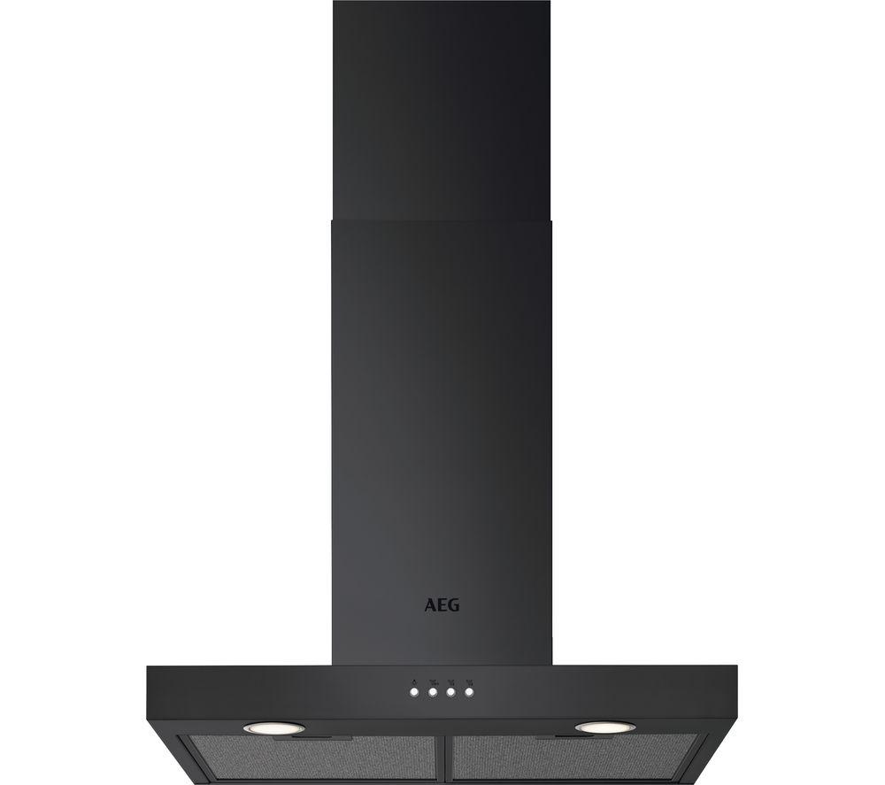 AEG DBX3651R Chimney Cooker Hood - Black