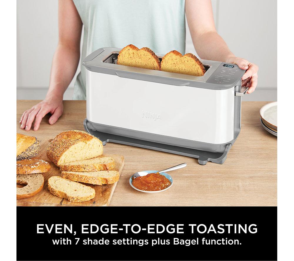 NINJA  Foodi ST200UKWH 3-in-1 Toaster, Grill & Panini Press - White image number 4 of 11