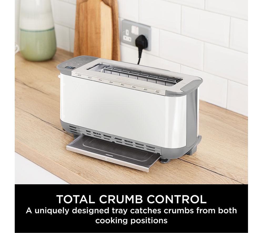 NINJA  Foodi ST200UKWH 3-in-1 Toaster, Grill & Panini Press - White image number 10 of 11