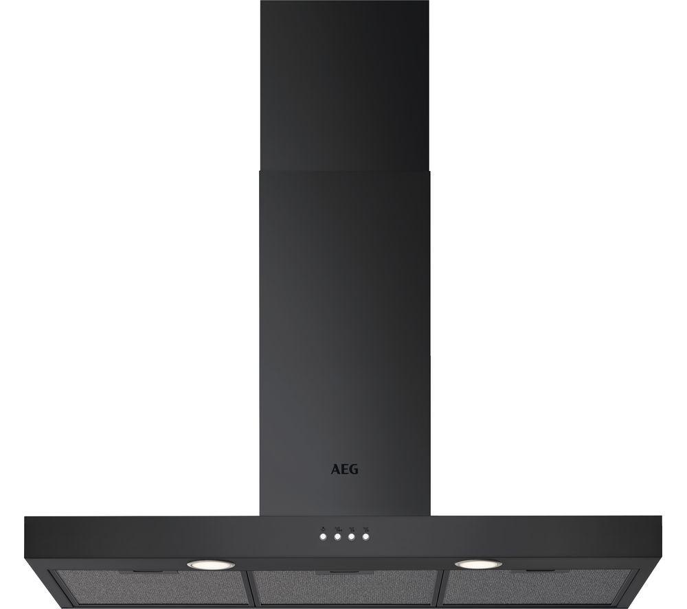 AEG DBX3951R Chimney Cooker Hood - Black