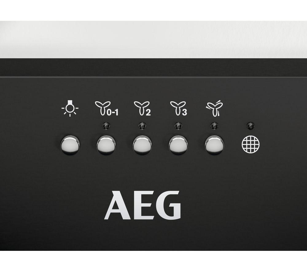 AEG DGE5661HB Canopy Cooker Hood - Matt Black image number 2 of 3