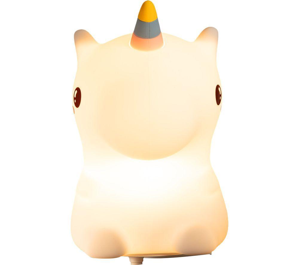 GROOV-E Cuties Rainbow Unicorn Kids Multicolour Night Light - USB Rechargeable image number 3 of 5