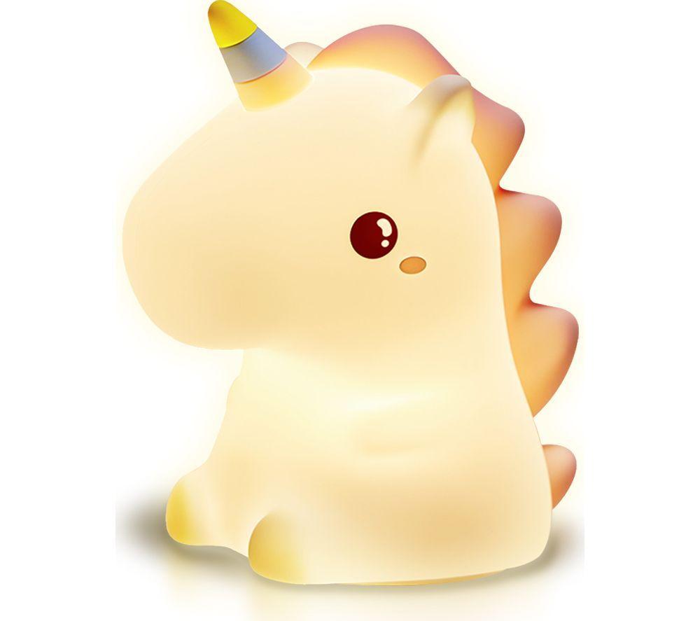 GROOV-E Cuties Rainbow Unicorn Kids Multicolour Night Light - USB Rechargeable image number 5 of 5