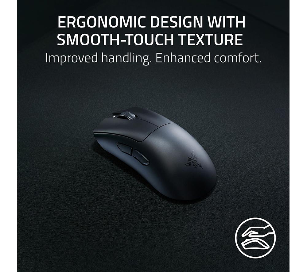 RAZER DeathAdder V3 HyperSpeed Wireless Optical Gaming Mouse - Black image number 3 of 10