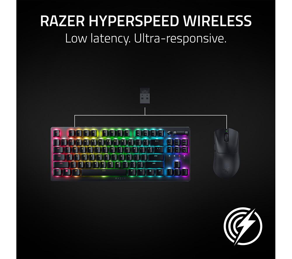 RAZER DeathAdder V3 HyperSpeed Wireless Optical Gaming Mouse - Black image number 5 of 10