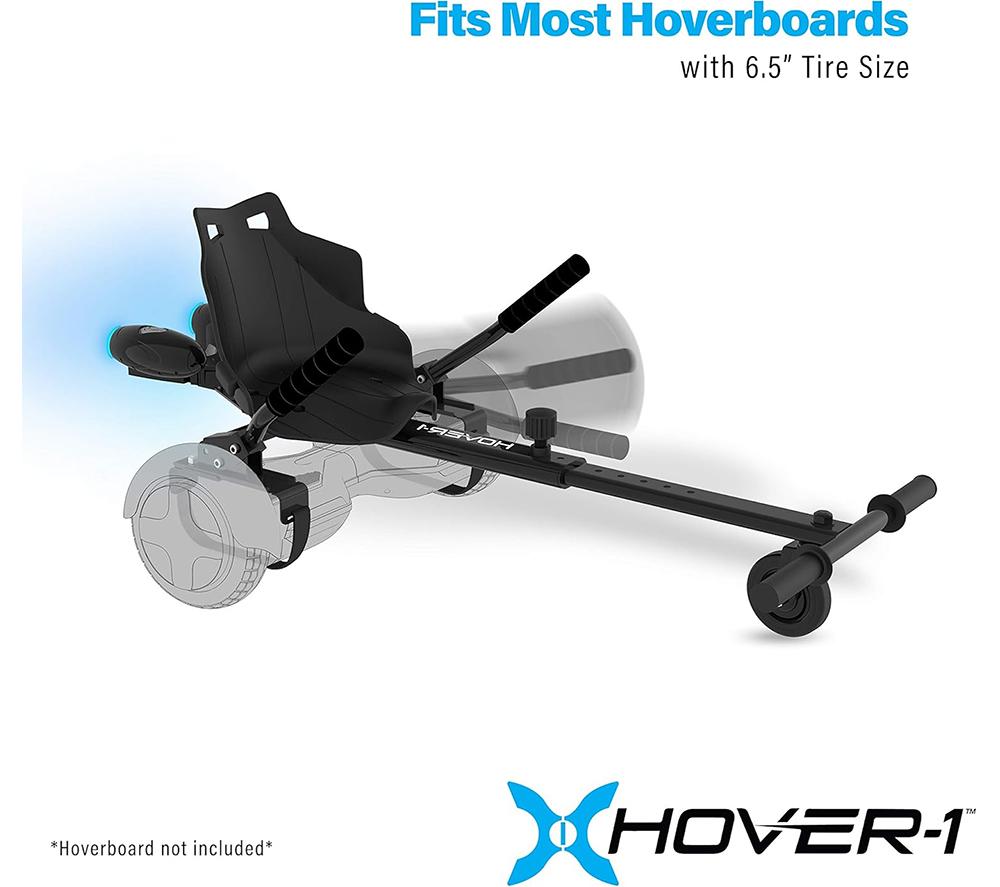 HOVER-1 Falcon-1 H1-F1-BGY-BLK Hoverboard Buggy Attachment - Black image number 4 of 8