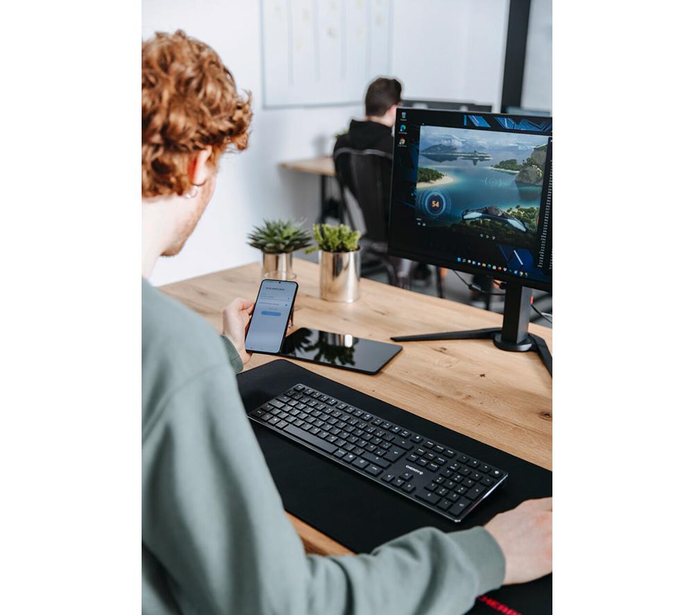 CHERRY KW X ULP Wireless keyboard - Black image number 8 of 49