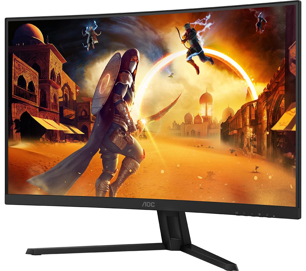 AOC CQ32G4VE Quad HD 32" Curved VA LCD Gaming Monitor - Black image number 7 of 11