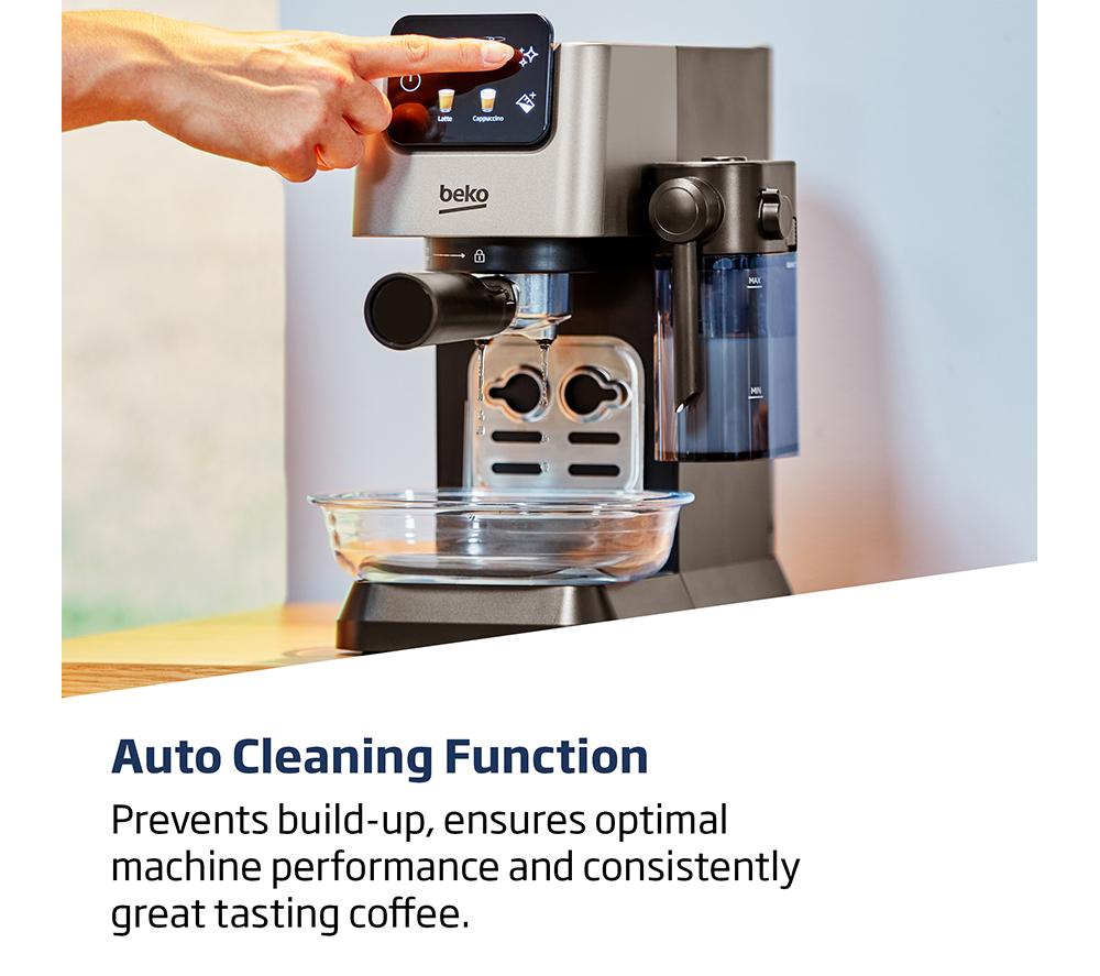 BEKO CaffeExperto CEP5304X Espresso Coffee Machine - Silver image number 10 of 10
