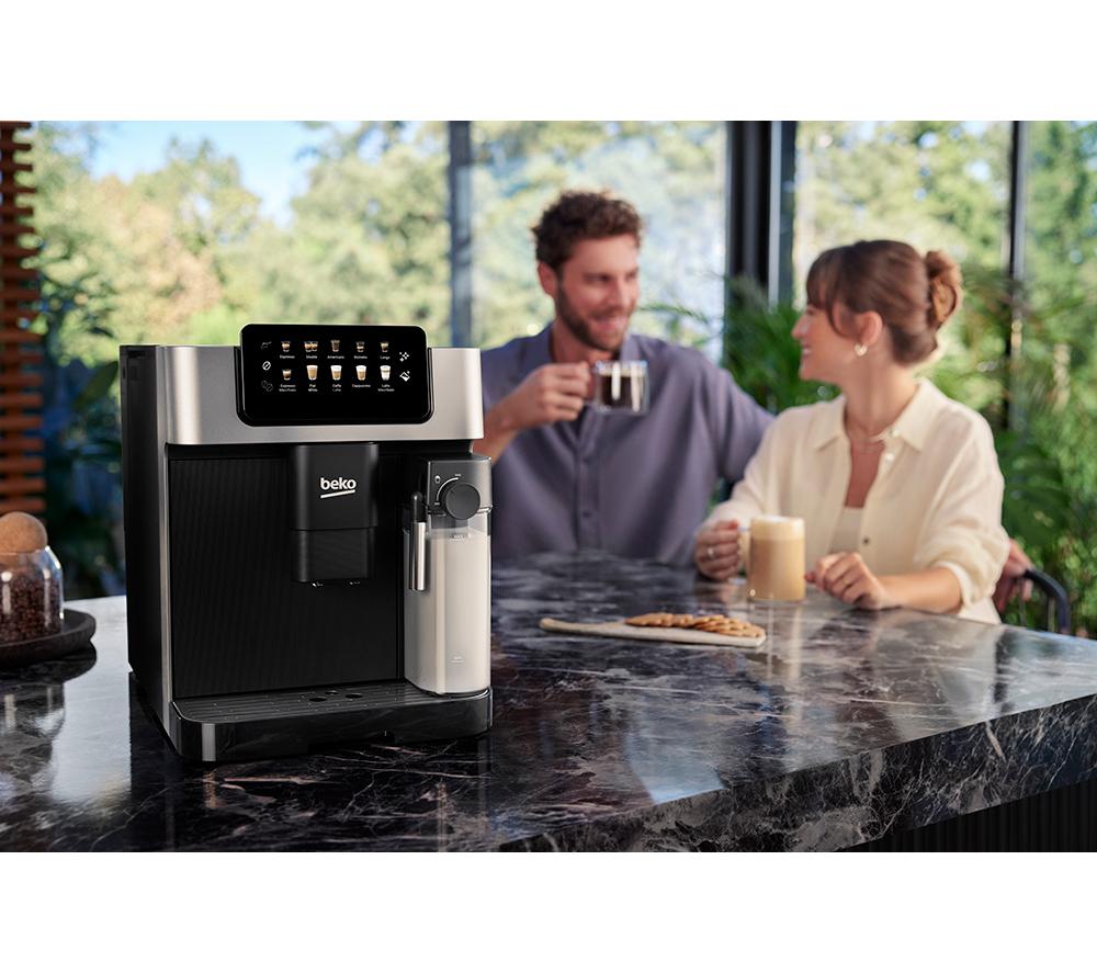 BEKO CaffeExperto CEG7304X Bean to Cup Coffee Machine - Silver image number 6 of 12