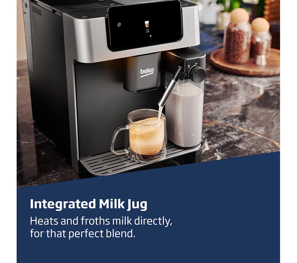 BEKO CaffeExperto CEG7304X Bean to Cup Coffee Machine - Silver image number 7 of 12