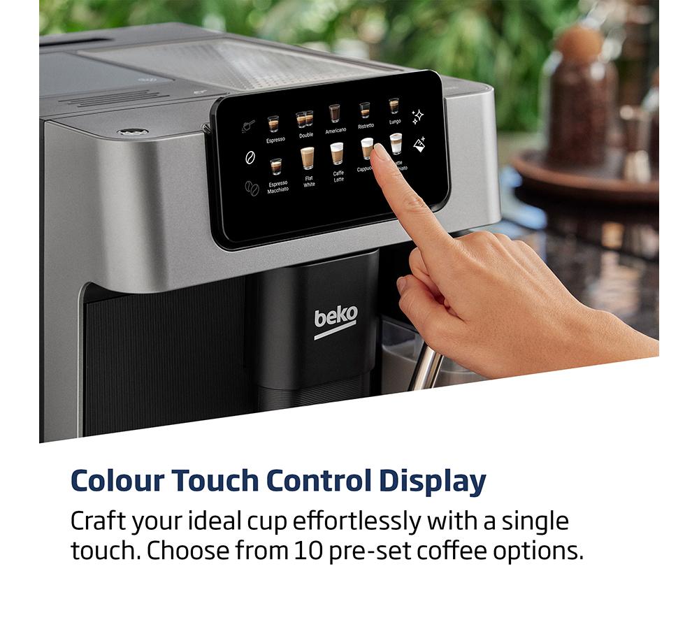 BEKO CaffeExperto CEG7304X Bean to Cup Coffee Machine - Silver image number 8 of 12