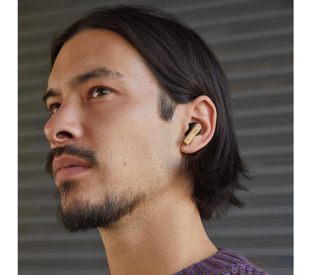 HOUSE OF MARLEY Little Bird Wireless Bluetooth Earbuds - Signature Black image number 4 of 6