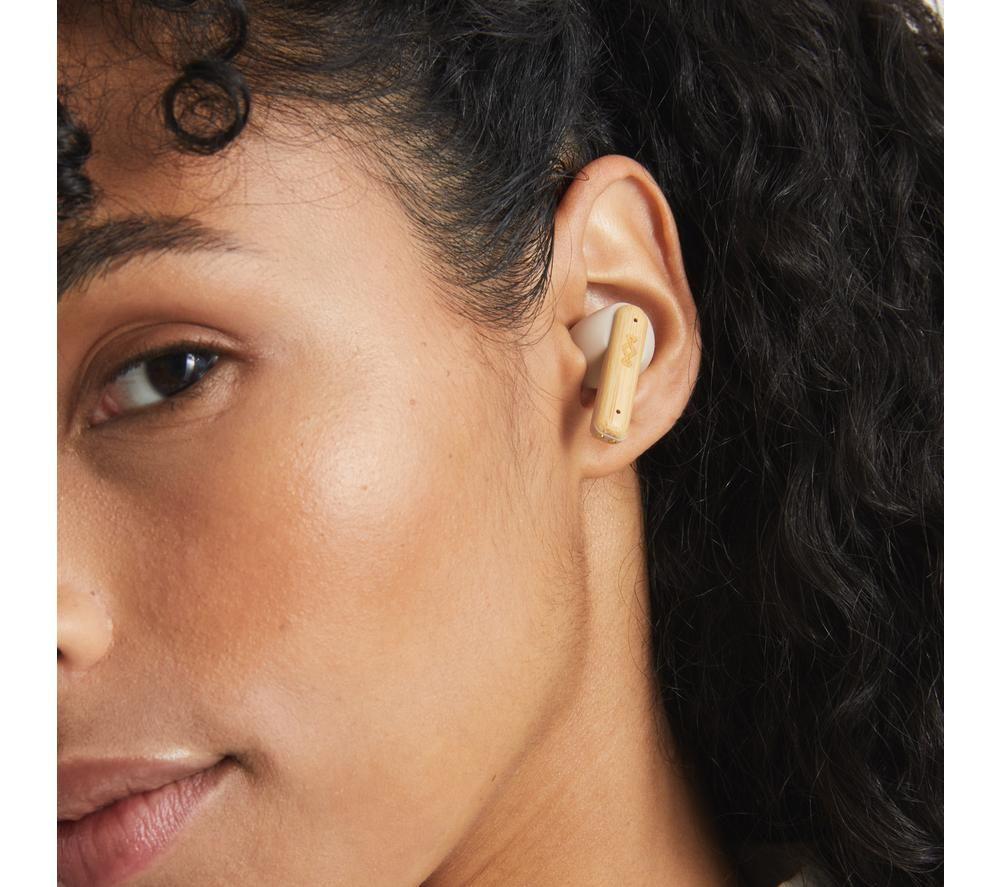 HOUSE OF MARLEY Little Bird EM-JE123-CE Wireless Bluetooth Earbuds - Cream image number 4 of 6