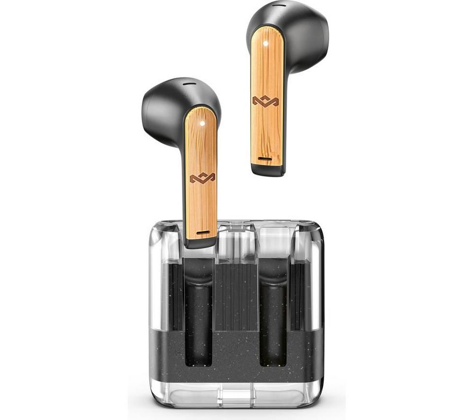 HOUSE OF MARLEY Zion Wireless Bluetooth Earbuds - Black
