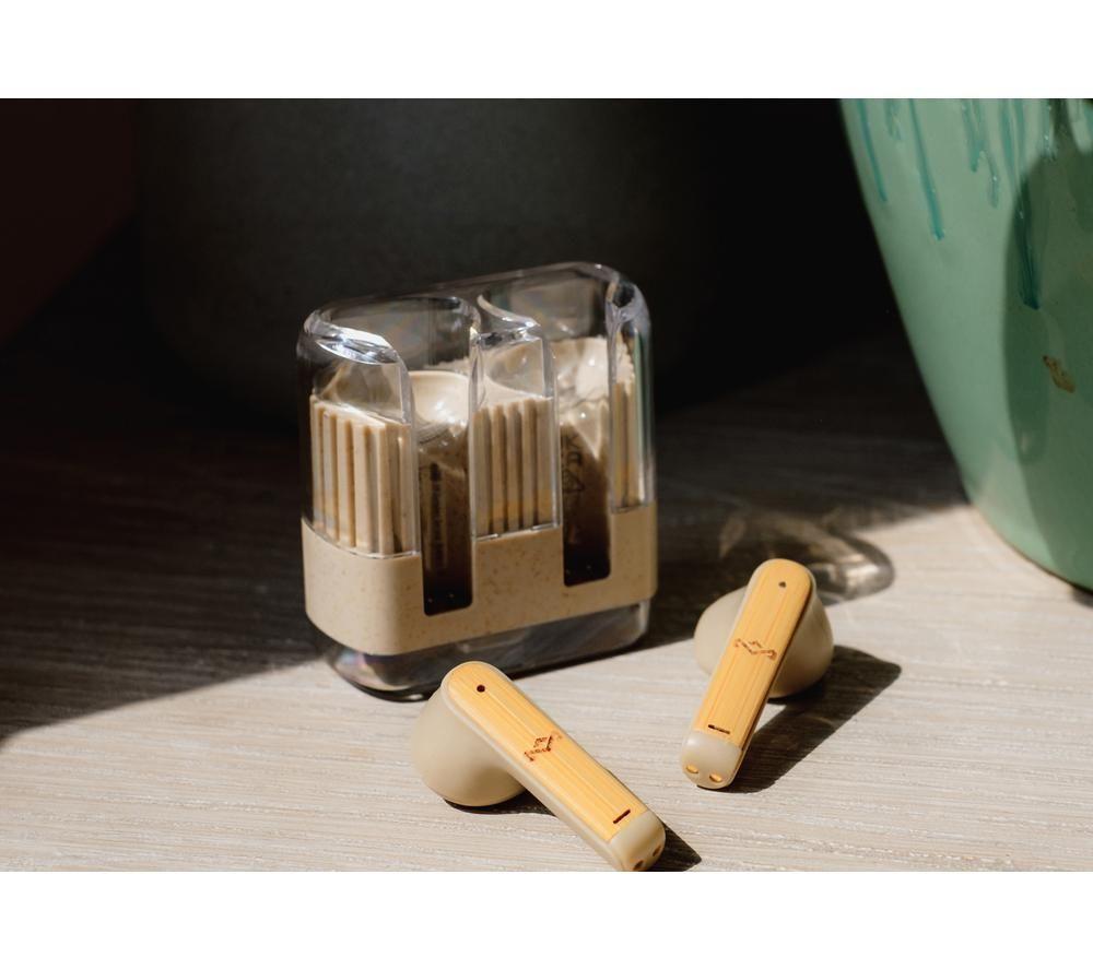 HOUSE OF MARLEY Zion Wireless Bluetooth Earbuds - Cream image number 7 of 8
