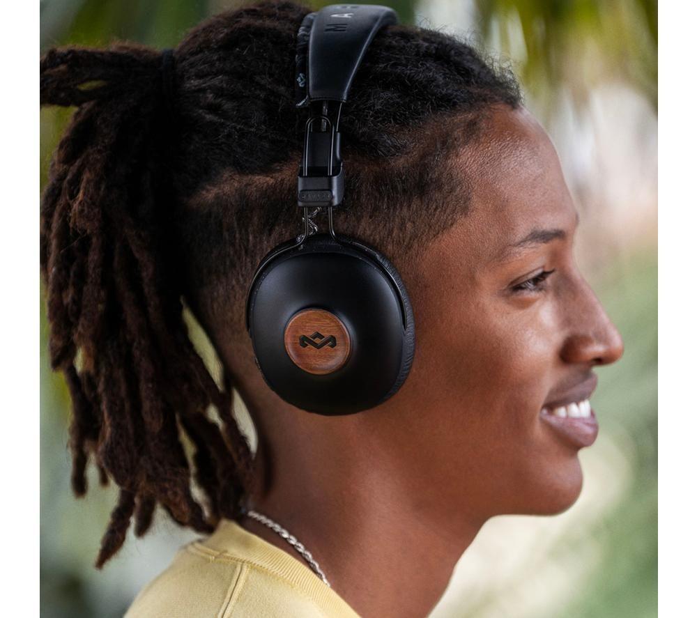 Buy HOUSE OF MARLEY Positive Vibration Frequency Wireless Bluetooth  Headphones - Black | Currys