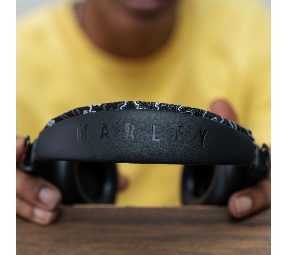 Buy HOUSE OF MARLEY Positive Vibration Frequency Wireless Bluetooth  Headphones - Black | Currys
