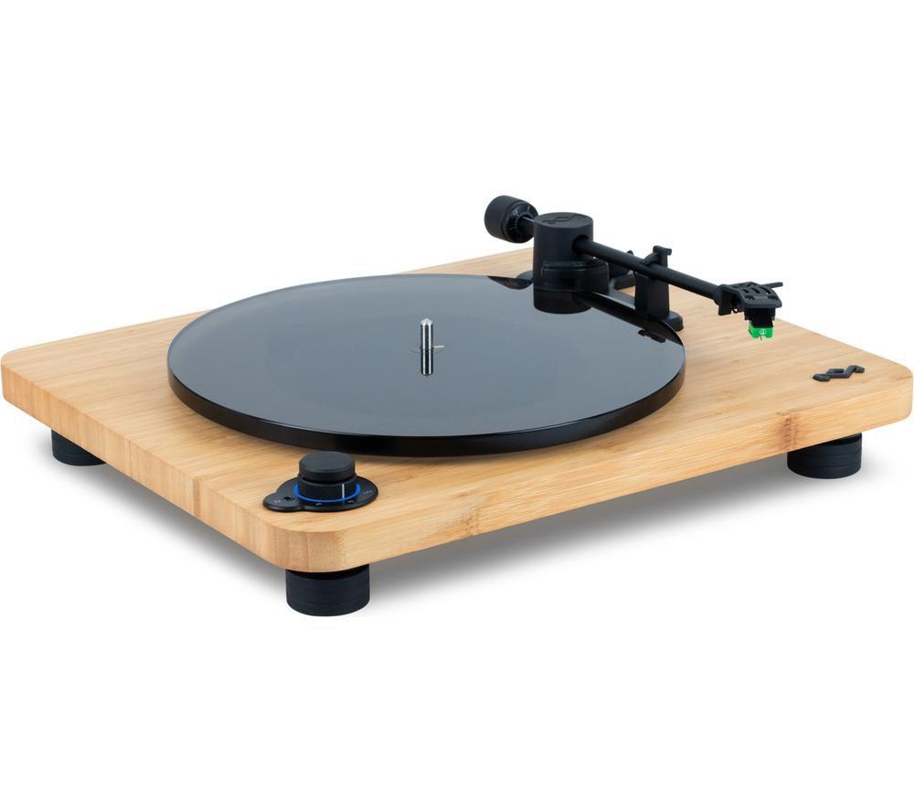 House Of Marley Stir It Up Lux Belt Drive Bluetooth Turntable - Bamboo, Brown,Black