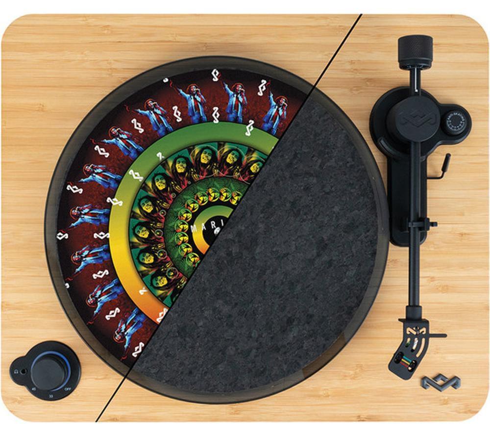 HOUSE OF MARLEY STIR IT UP LUX Belt Drive Bluetooth Turntable - Bamboo image number 6 of 6
