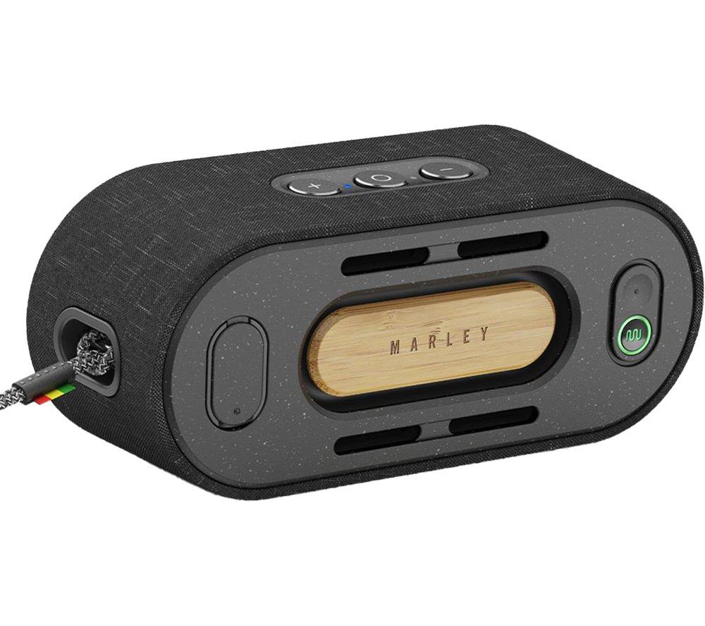 HOUSE OF MARLEY Get Together 2 Mini Portable Bluetooth Speaker - Black & Brown image number 2 of 10