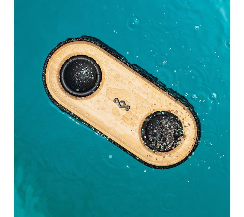 HOUSE OF MARLEY Get Together 2 Mini Portable Bluetooth Speaker - Black & Brown image number 3 of 10