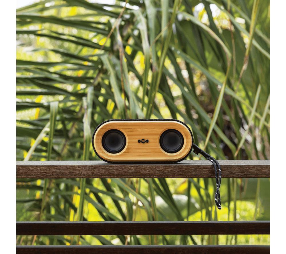 HOUSE OF MARLEY Get Together 2 Mini Portable Bluetooth Speaker - Black & Brown image number 4 of 10