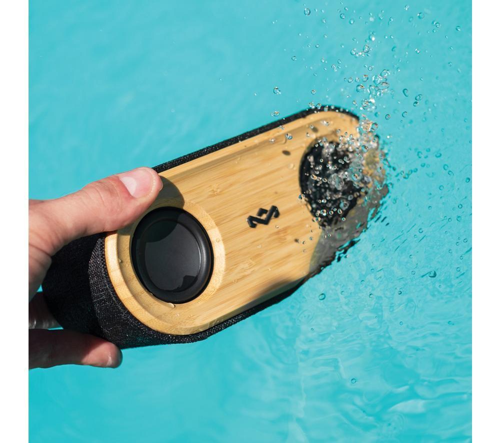 HOUSE OF MARLEY Get Together 2 Mini Portable Bluetooth Speaker - Black & Brown image number 6 of 10